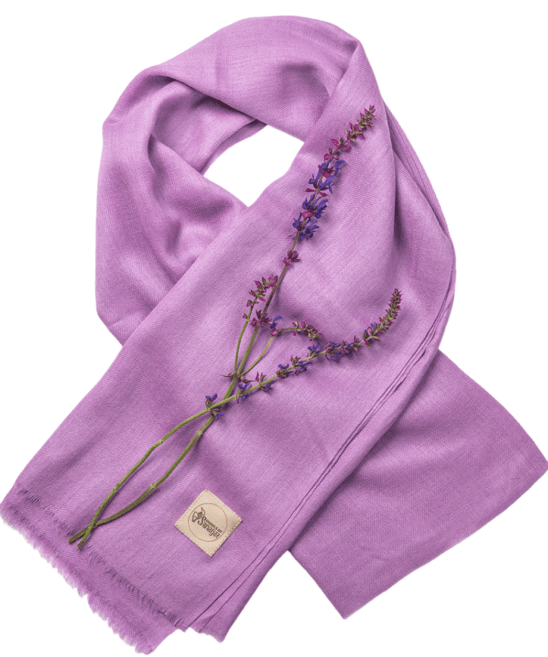 Cashmere Shawl in Lavender Color