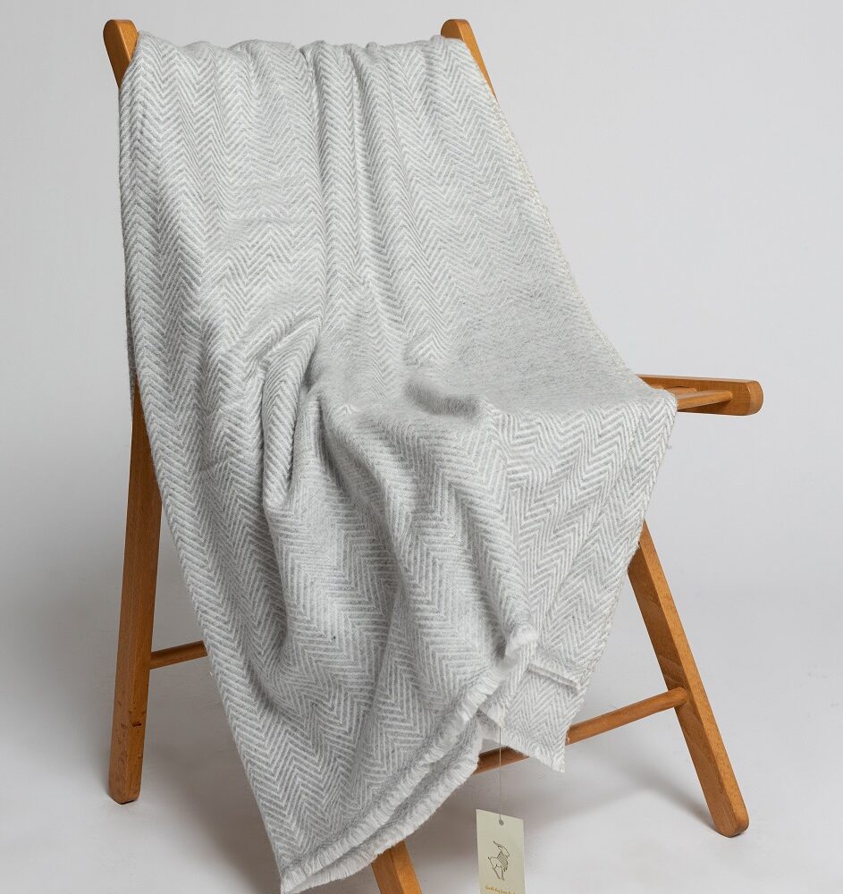 Кашмирено одеяло LIGHT GREY