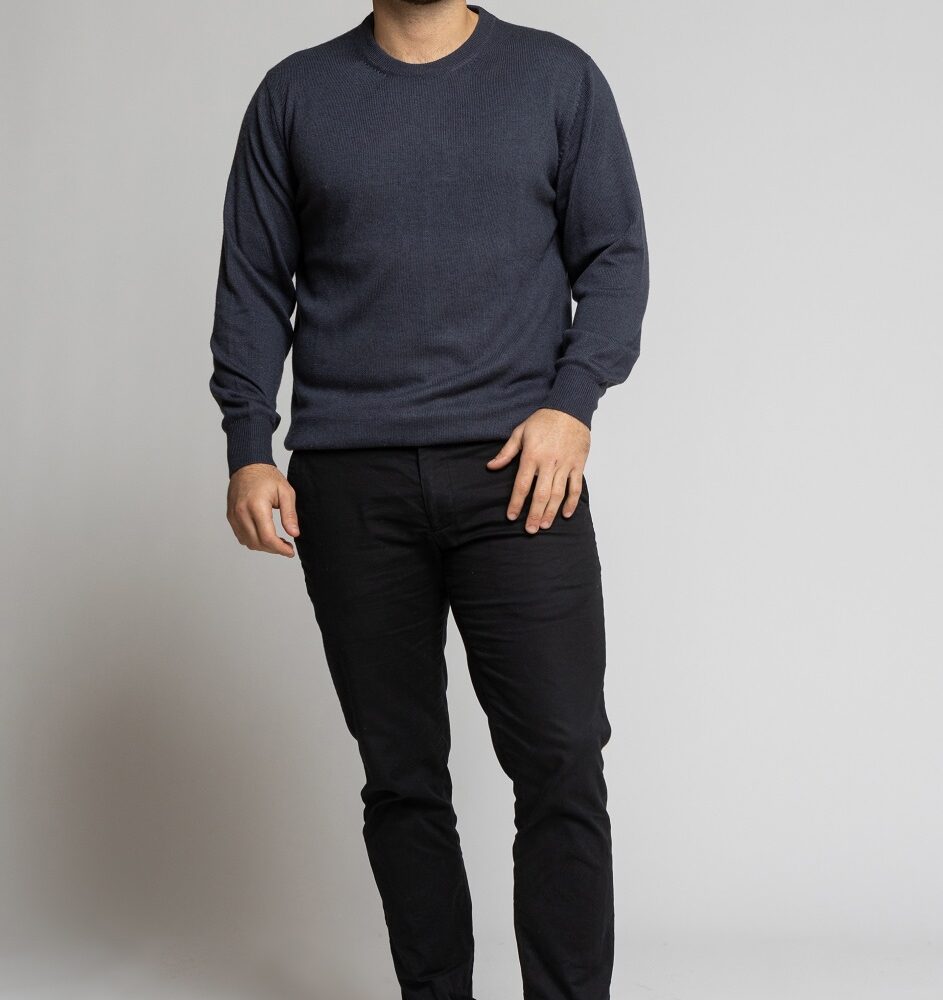 Men's Cashmere Jumper Graphite