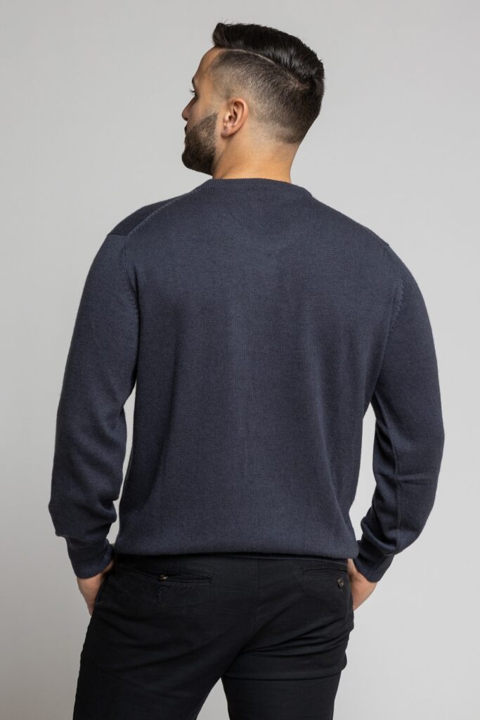 Men's Cashmere Jumper Graphite