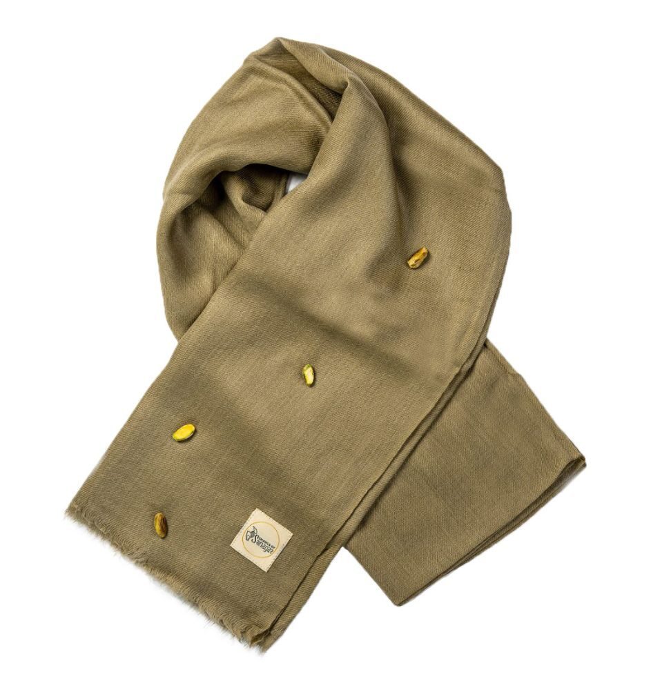 Men’s Cashmere shawl Pistachios Colour