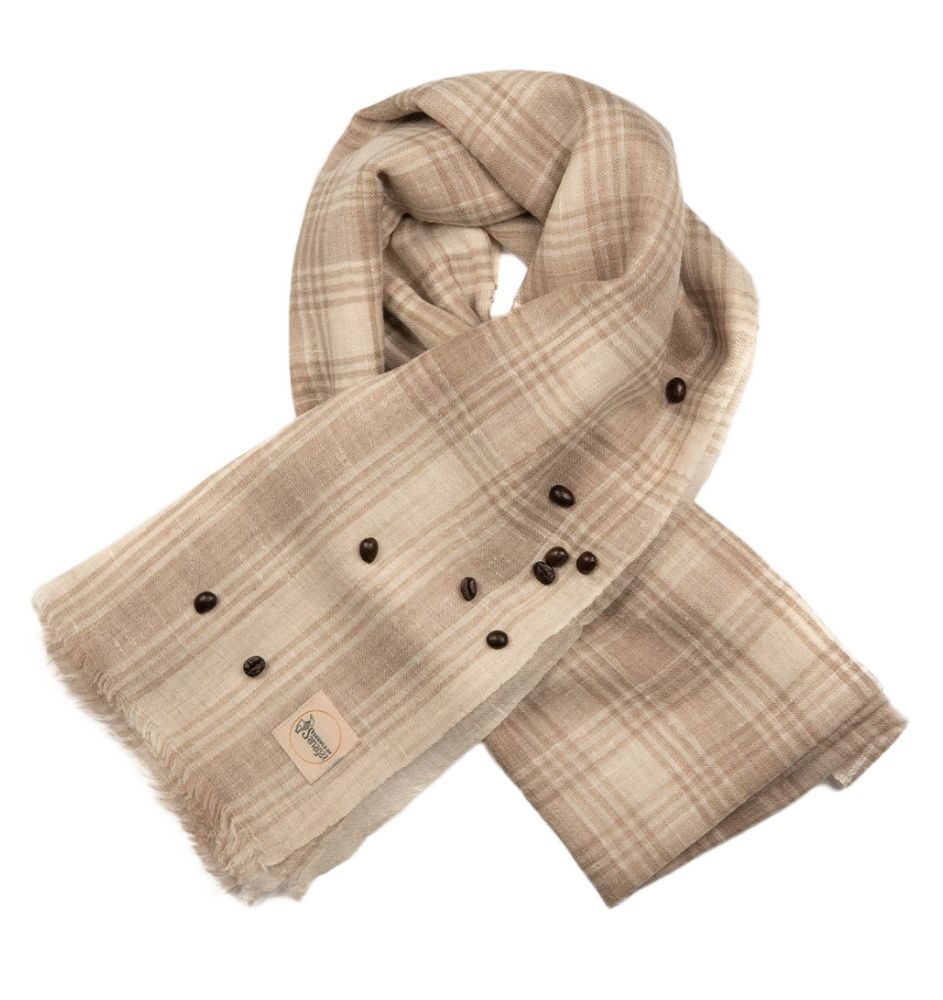 Мъжки пашмина шал CAPPUCCINO