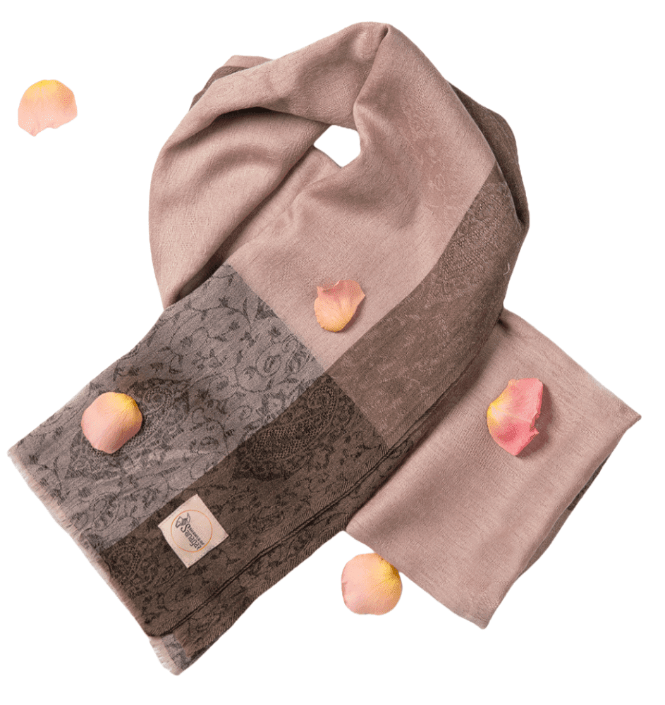 Women’s Cashmere Shawl Old Rose