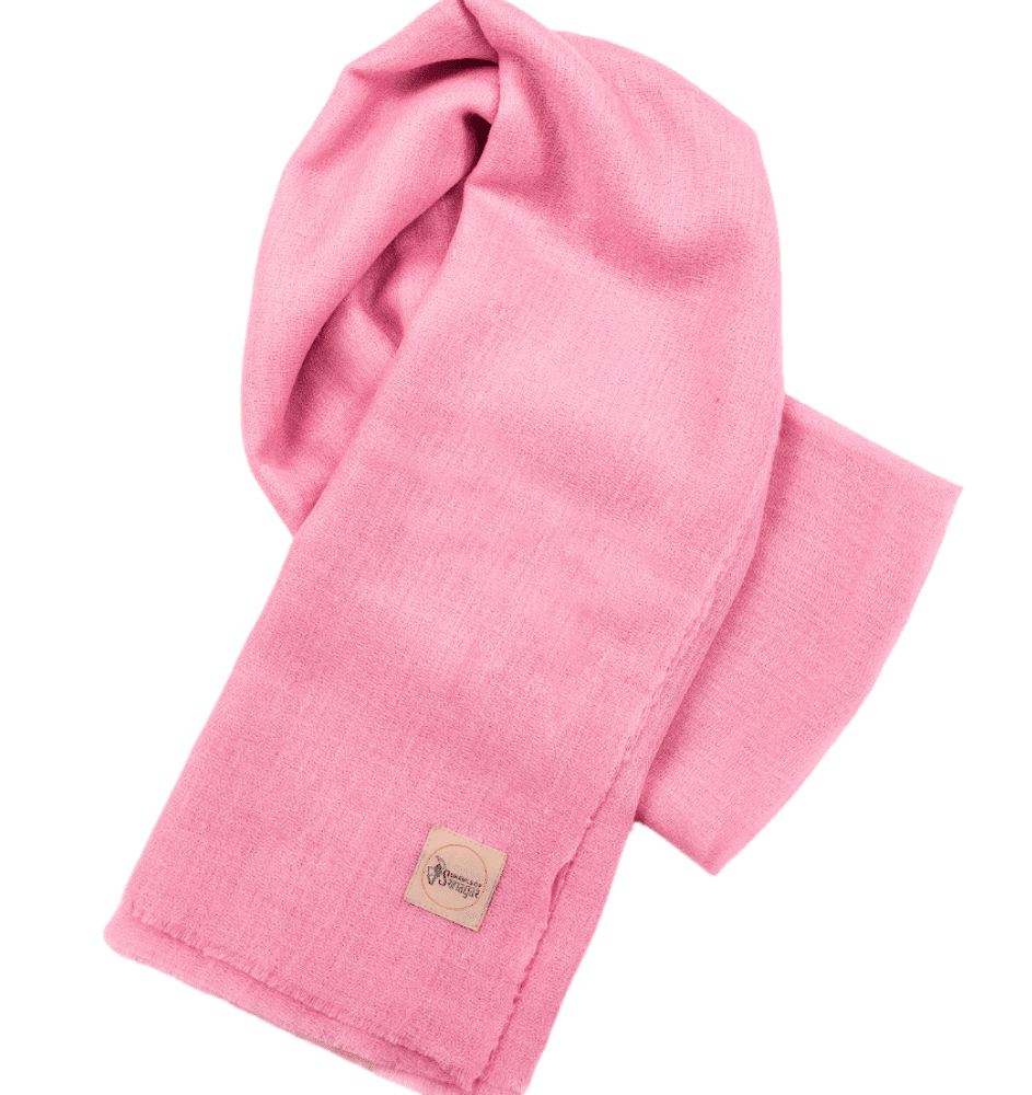 Women's CashmereShawl in Candy Pink Color