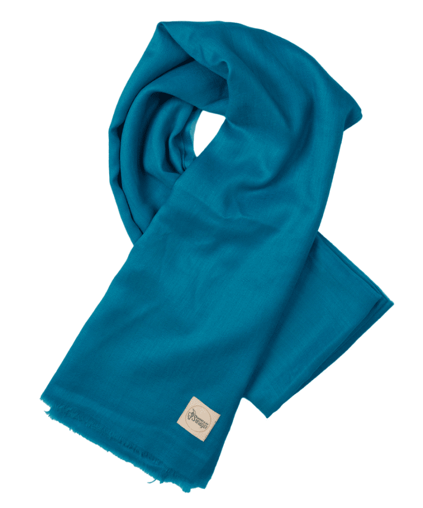 Cashmere Shawl in Blue Color