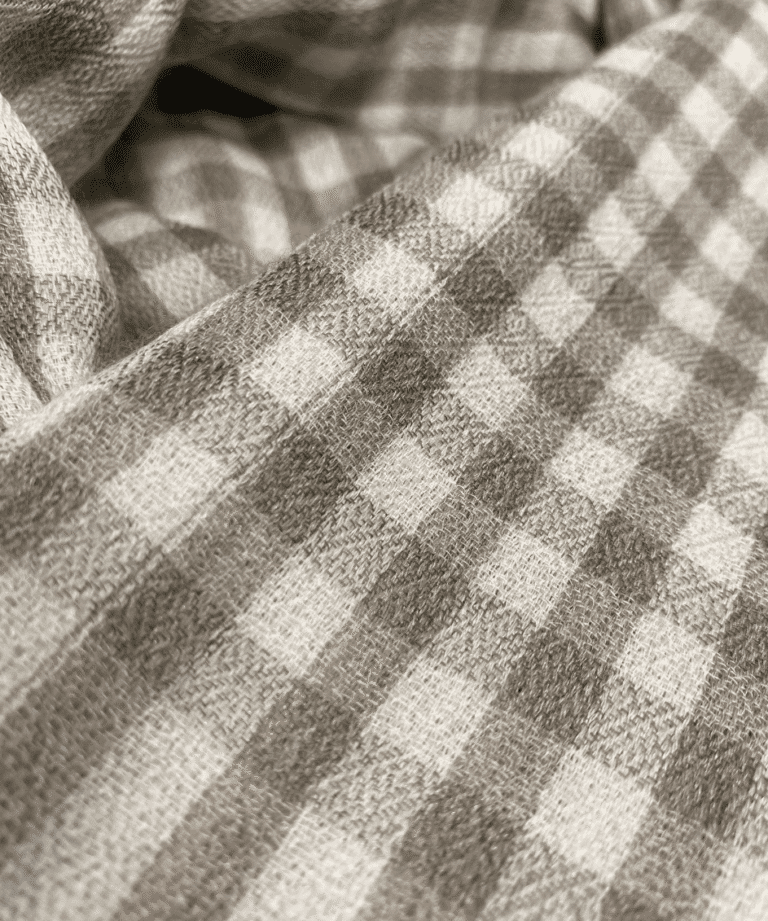 Cashmere Shawl Grey Color | Checked