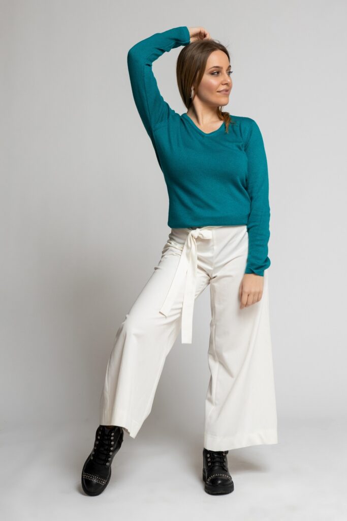 Women's Cashmere Jumper Emerald