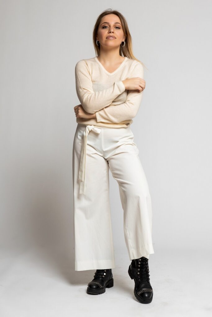 Women's Cashmere Jumper Pearl