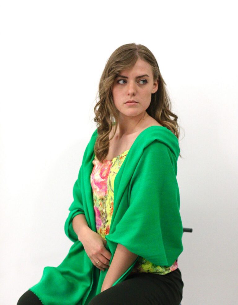 Women's Cashmere Shawls of Srinagar Green