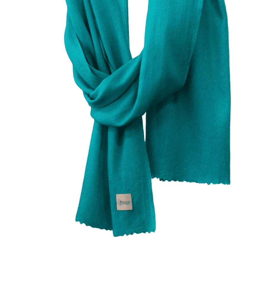 Women's Cashmere Shawls of Srinagar Turquoise