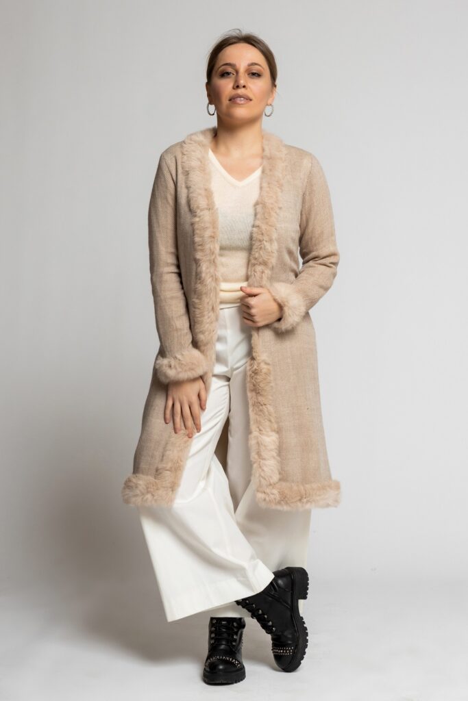 Women's Light overcoat Light beige