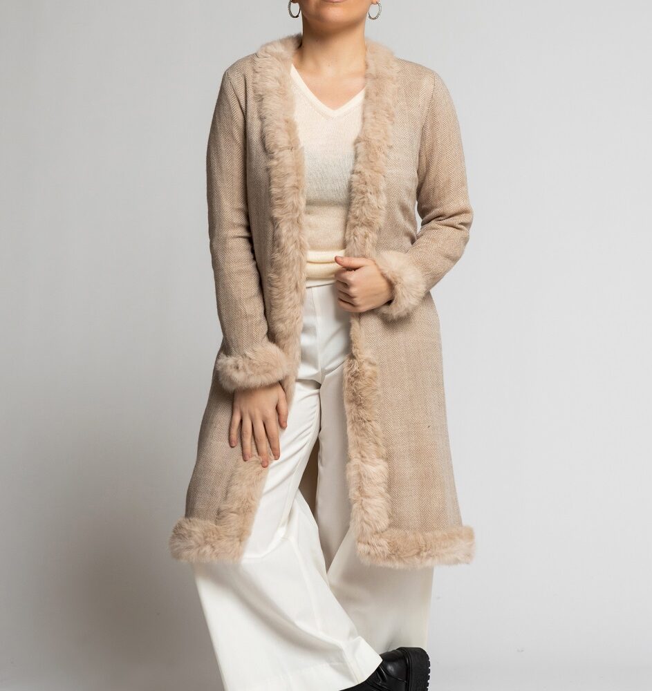 Women's Light overcoat Light beige