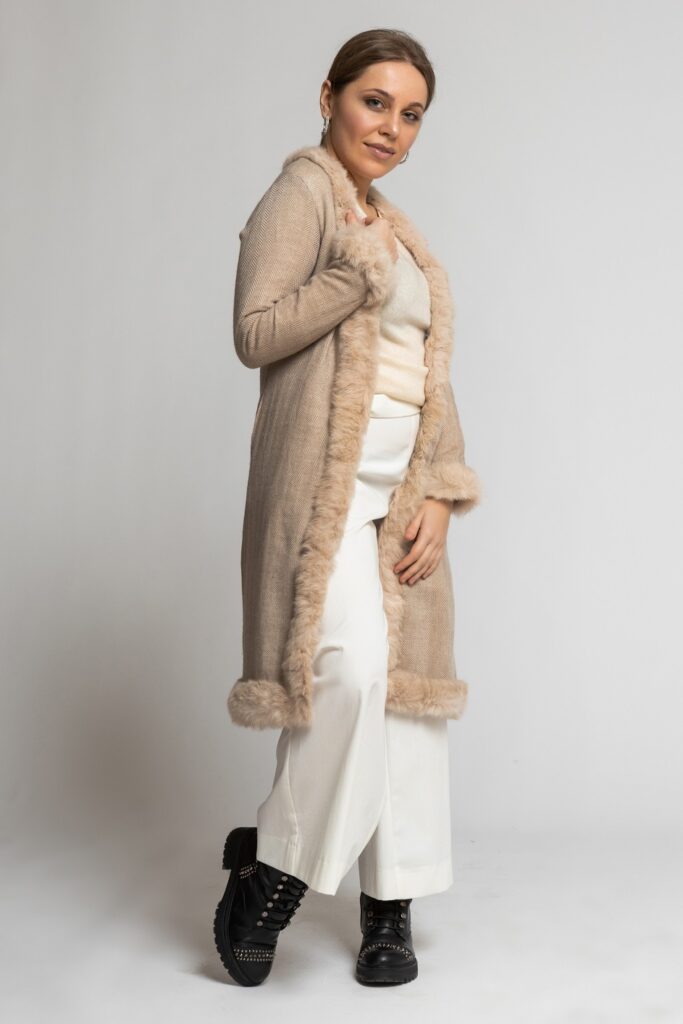 Women's Light overcoat Light beige