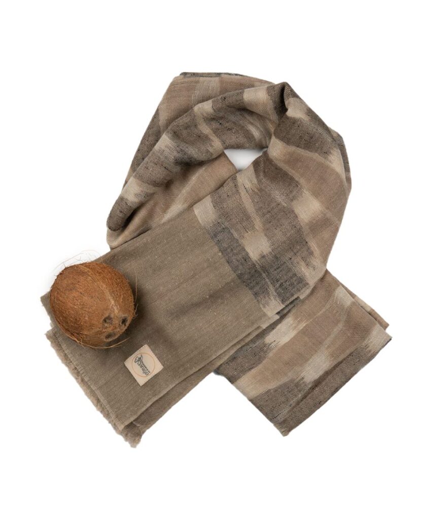 Women’s Pashmina Shawl Coconut Colour