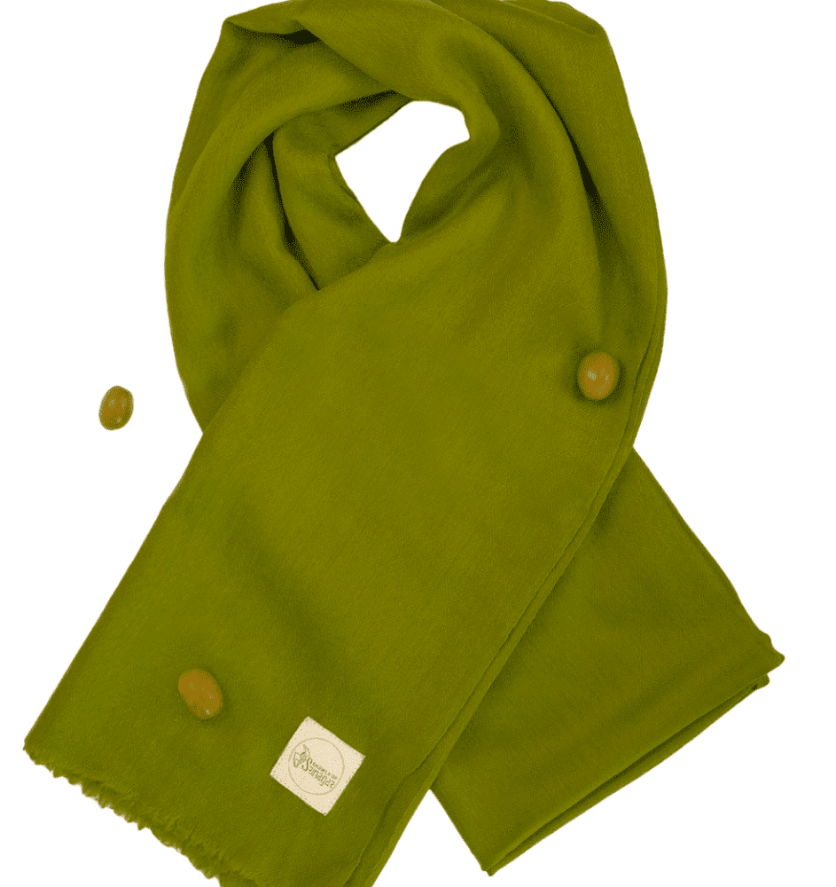 Cashmere Shawl Olive Color