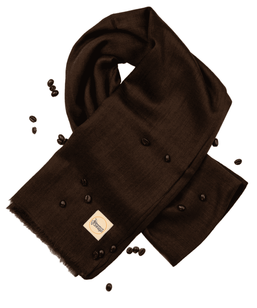 Women's Cashmere Shawl in Dark Brown