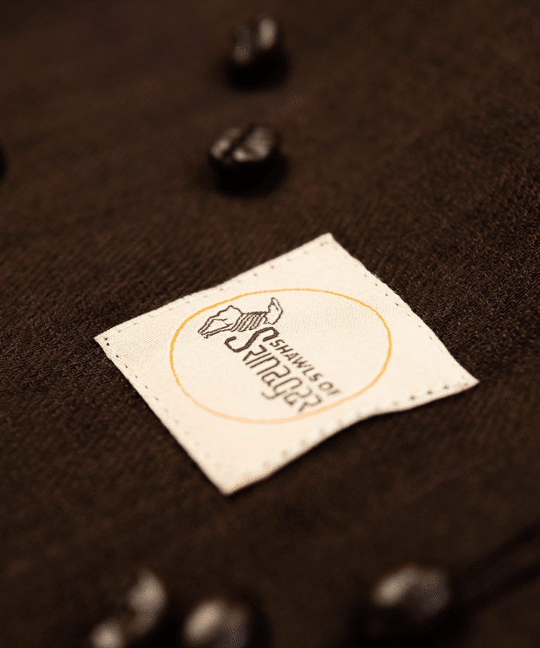 Women's Cashmere Shawl in Brown Color