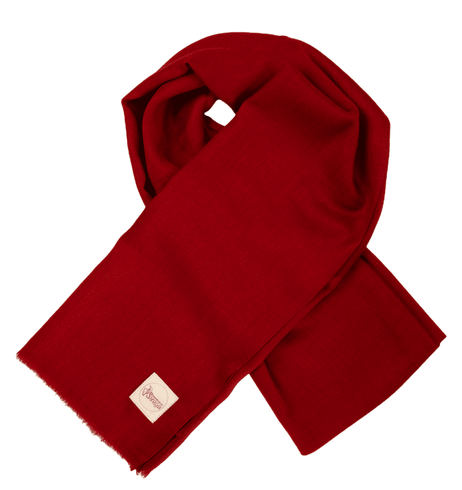 Men's Cashmere Scarf Red Color